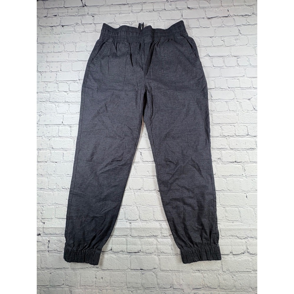 Prana Mantra Jogger Womens M Coal Grey NWT Hemp Blend Stretch Active Pants
